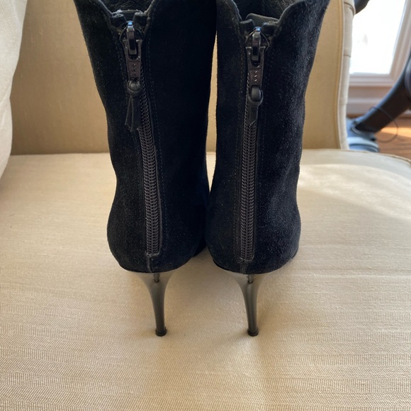 Stuart Weitzman black suede booties - Picture 2 of 5